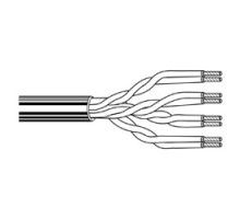 BELDEN  1752A 0061000                 Multi-Conductor - Enhanced Category 5e Bonded-Pair Patch Cable U/UTP CM Reel Light Blue
