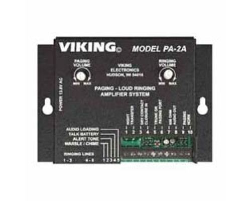 VIKING ELECTRONICS  PA-2A                 Paging/Loud Ringing Amplifier for Multi-Lines