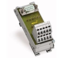 WAGO CORPORATION  289-725   INTERFACE MODULE 9 POLE CAGE CLAMP SUBMINI D-FEM  125V AC/DC 2A