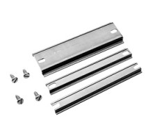 HOFFMAN ENCLOSURES INC CCADR22S2  DIN Rail, TS-15- S2 , Size/Dims: fits L=220mm, Material/Finish: Steel/zinc