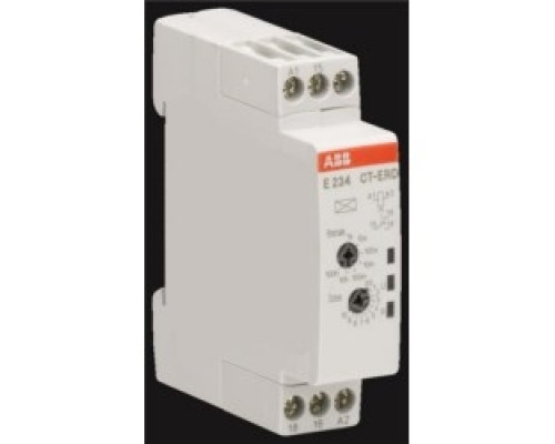 ABB  1SVR500100R0000   Electronic Timer On Delayed With 1C/O Contact 24-48V DC, 24-240V AC