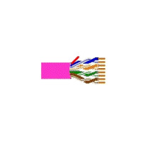 BELDEN  1583B T301000   Multi-Conductor - Category 5e Nonbonded-Pair Cable 4-pair U/UTP CMR Reel Magenta, Corona