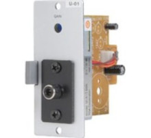 TOA ELECTRONICS INC  U-01ST                 Amplifier Line Input Module, Unbalanced, Removable Terminal Block, 220 Kilo Ohm, 20 Hertz to 20 Kilohertz, 106 dB Noise, 1.38