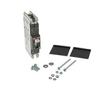 ABB  A1N060TW-1   1 pole, 60 amps rated at 240V AC and 125V DC, fixed trip point molded case circuit breaker, with a thermal magnetic trip device and 14kA at 240V AC and 10kA at 125V DC interrupt current rating