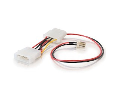 C2G  CG27078  27078                 6in 3-Pin Fan To 4-Pin Pass-Through Power Cable
