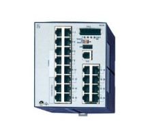HIRSCHMANN  943434042   24 port Fast-Ethernet Compact OpenRail Switch, managed, software Layer 2 Professional, for DIN rail store-and-forward-switching, fanless; 24 ports in total; 1. uplink: 10/100BASE-TX, RJ45; 2. uplink: 10/100BASE-TX, RJ45; 22 x 1