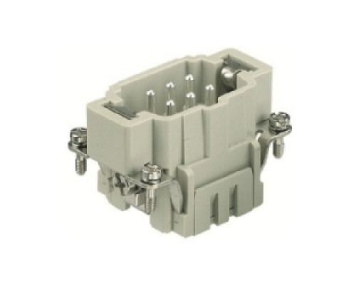 HARTING  09330062616  9330062616                 Han E Male Insert: Han 6 ES-M insert