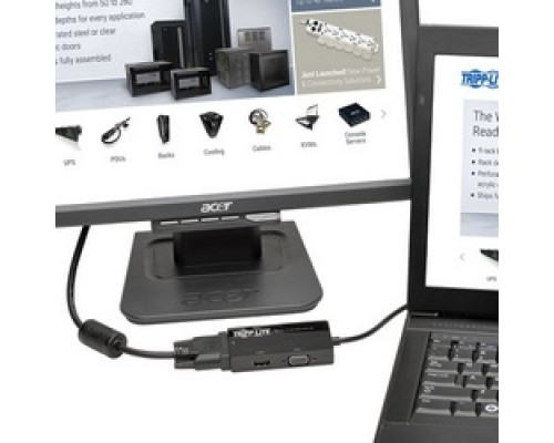 TRIPP LITE  P136-06N-HDV-4K                 DisplayPort 1.2 to VGA/DVI/HDMI All-in-One Converter Adapter, 4K x 2K HDMI @ 24/30 Hz