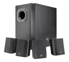 ELECTRO-VOICE EVID-S44W         Loudspeaker System, 2-Way, Full Range, Compact, Wall Mount, White, 200 Watt, With Surface Mount Subwoofer, 4 Satellite Speaker