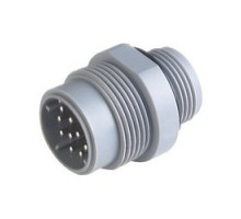 HIRSCHMANN 934338106  N11R AM 2 D M20; Panel-mounted connector with metal screw-in casing monoblock design , Pins mounted liquid-tight, 11 contacts + PE, male, M20x1.5, DIN 43651, 5A 60V AC/DC, grey housing