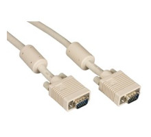 BLACK BOX NETWORK SERVICES EVNPS06-0003-MM         VGA Video Cable with Ferrite Core - Male/Male, Beige, 3-ft. 0.9-m