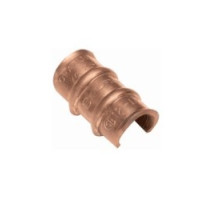 BURNDY YC2L12 142034         Copper Compression C Tap, Thin Wall, 4 AWG Run , 4 AWG Tap