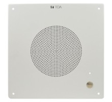 TOA ELECTRONICS INC  PC-580SBT                 Speaker, In-Wall, Square, 25/70.7 Volt, 10 Watt, 5 Watt Transformer, 50 to 16.5 Kilohertz, 97 dB, 318 MM Width x 84.5 MM Depth x 318 MM Height, Steel Plate White Baffle