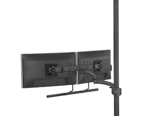 CHIEF MANUFACTURING  K2P22HB                 K2 Pole Mount Dual Display 2L ARM H-ARRAYBLK