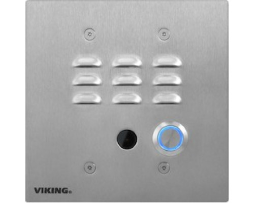 VIKING ELECTRONICS  X-35-SS                 IP Entry Phone with HD Video, Stainless Steel, Flush Mounts in a Double Gang Box or Surface Mount with an Optional VE-Series Box