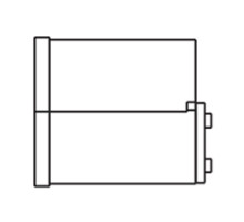 MEDECO HIGH SECURITY LOCKS  33600006-K-26-7G-S                 Interchangeable Core Cylinder, Small Format, Medeco KM, 7G Keyway, 6-Pin, Sub Assembly, Satin Chrome, With Clip Retainer, Removable Front Plate