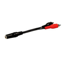COMPREHENSIVE CONNECTIVITY  MJS/2PP-C                 3.5mm Stereo Jack to Two RCA Plugs 6 inch