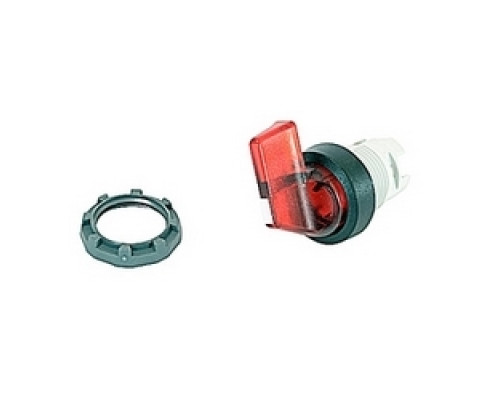 ABB  M2SS4-11R   Modular 2 position selector switch with red illuminated actuator and 22mm mounting, actuator position is maintained at B and C