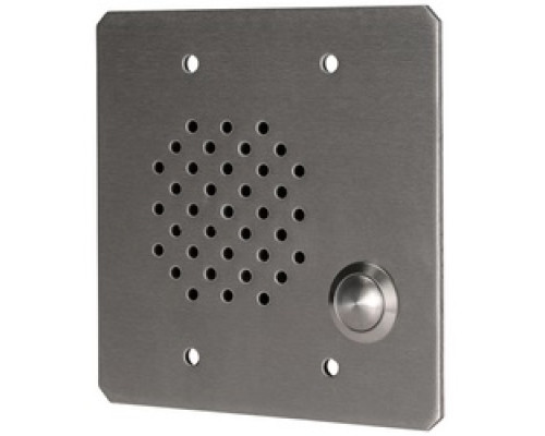 QUAM-NICHOLS COMPANY  CIS4/8                 2-gang Call-In Station, 8O, Vandal-Resistant, Stainless Steel