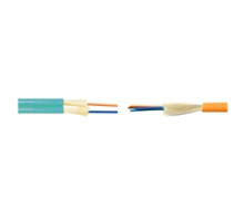 SUPERIOR ESSEX  340026G01   Indoor Interconnected Fiber Cable, Plenum Rated, 2-Fibers, OM1 TeraGain 62.5/125um Fiber, Round Configuration. Dielectric Aramid, Flame Retardant PVC Orange Jacket