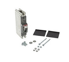 ABB  A1N030TW-1   1 pole, 30 amps rated at 240V AC and 125V DC, fixed trip point molded case circuit breaker, with a thermal magnetic trip device and 14kA at 240V AC and 10kA at 125V DC interrupt current rating