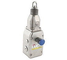 ABB  2TLA050202R1120   Stainless steel standard duty pull switch with 2 NC and 2 NO contacts, NPT connector and Estop
