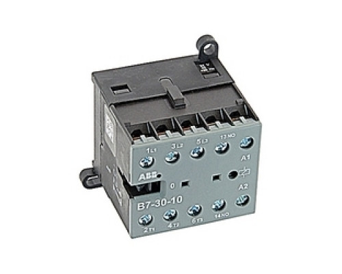 ABB  B7-30-10-01   Mini Contactor, Non Rev, 3Pole, 16A, 1NO Aux Cont 24 V AC Coil