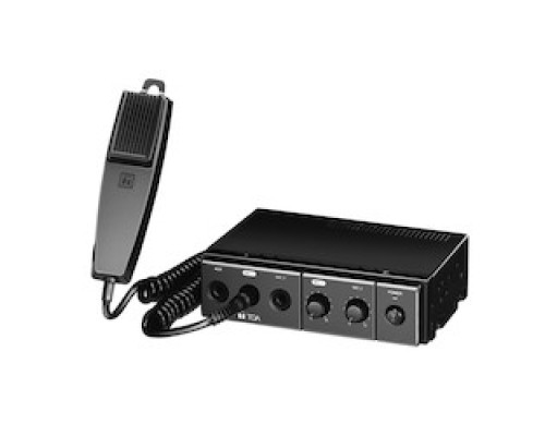 TOA ELECTRONICS INC  CA-130                 Mobile Mixer Amplifier, 14 Volt DC Input, 30 Watt Output, 100 to 10000 Hertz, 178 MM Width x 144 MM Depth x 50 MM Height, ABS Plastic Black Panel