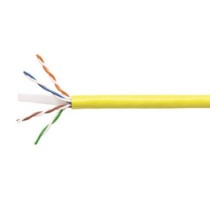 COMMSCOPE SYSTIMAX SOLUTIONS  760080689  1071E YEL C6 4/23 U/UTP R3000                 Copper Cable, Category 6, 23 AWG, 4 Pair, Unshielded, UTP, Solid Bare Copper Conductor, PO/PVC, CMR, Riser Cable, Slate Jacket, 3000Ft, Reels Only