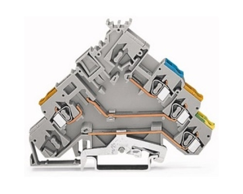 WAGO CORPORATION  280-575   ACTUATOR TERMINAL BLOCK GROUND CONNECTION FOR FUSE GRAY