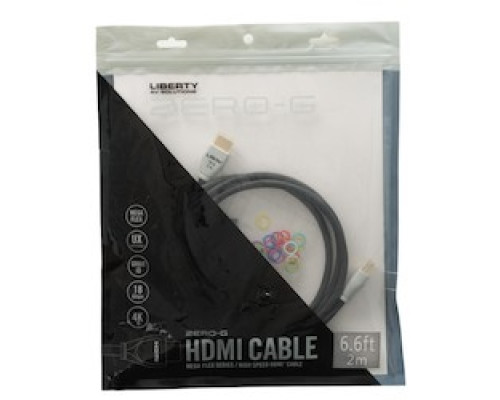 LIBERTY AV  ZG-H02M                 Liberty Zero-G Series Megaflex Tabletop HDMI Cables