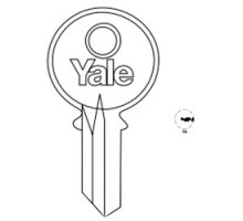 ASSA ABLOY ACCENTRA  RN11TA                 Lock Key Blank, 6-Pin, Standard Bow, Single Section, TA Keyway, 0.51