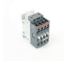 ABB  AF16-40-00-12   4 pole, 30 amp, non-reversing across the line contactor with 48-130V AC/DC coil and no auxiliary contacts