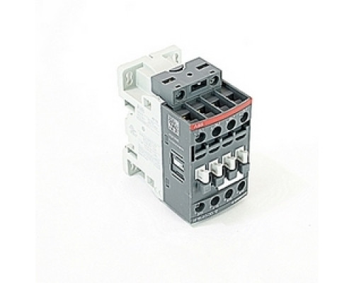 ABB  AF16-40-00-12   4 pole, 30 amp, non-reversing across the line contactor with 48-130V AC/DC coil and no auxiliary contacts