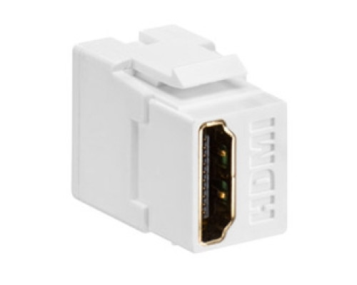 LEVITON  40834-W                 QuickPort HDMI Connector, Feed-Through, White