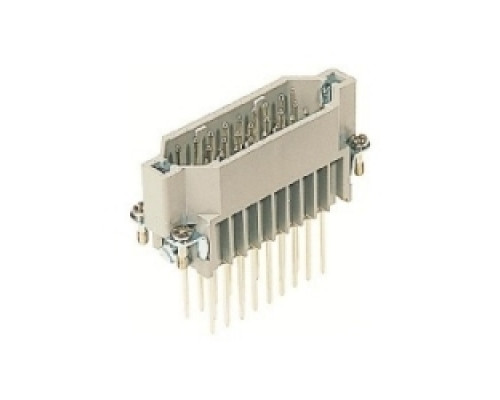 HARTING  09210252601  9210252601   Han D Male Insert wire wrap: Han D 25 Position M Insert Wire Wrap
