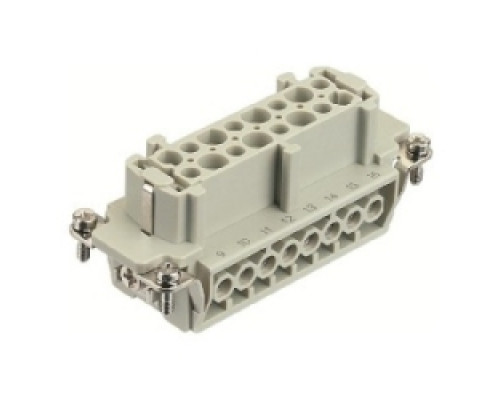 HARTING 09330162711  Han E Female Insert: Han 32E insert female screw 17-32