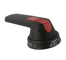 ABB  OHB125L12   125mm pistol handle with 316 stainless steel hasp with O/I and OFF/ON markings and protection according to NEMA 1, 3R, 12, 4, 4X and IP66