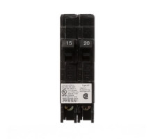 SIEMENS  US2:Q1520  Q1520   Molded Case Circuit Breaker, Duplex, Plug-In, 2 Pole, 120 Volt AC, 15 to 20A, 10 kA Interrupting Rating