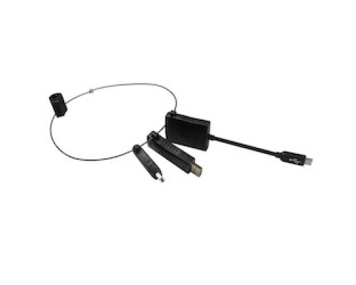 COMPREHENSIVE CONNECTIVITY RING-3         Adapter Ring with 3 Adapters: Mini-DisplayPort M to HDMI F Adapter, DisplayPort M to HDMI F Adapter, and USB-C M to HDMI F Dongle