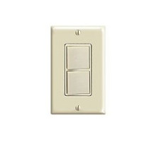 LEVITON  5641-I   15 Amp, 120/277 Volt, Decora Brand Style Single-pole / 3-way AC Combination Switch, Commercial Grade, Grounding, Ivory