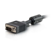 C2G  CG60084  CG60084                 Multi-Format Flying Lead, VGA Male to RapidRun 15-Pin Male, 30 Volt, 24/28 AWG Tinned Copper, 10’ Length, Black