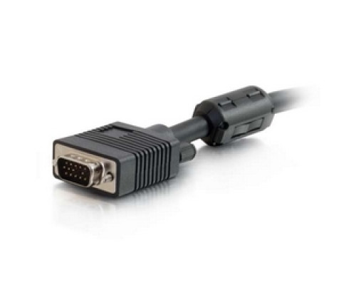 C2G  CG60084  CG60084                 Multi-Format Flying Lead, VGA Male to RapidRun 15-Pin Male, 30 Volt, 24/28 AWG Tinned Copper, 10’ Length, Black