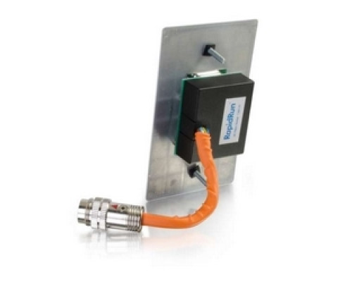 C2G  CG60108  CG60108                 Multi-Format Wallplate, 1-Gang, VGA Female/3.5 MM Stereo Female to RapidRun 15-Pin Male Connector, White