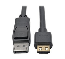 TRIPP LITE P582-010-HD-V2A         DisplayPort 1.2a to HDMI Active Adapter Cable with Gripping HDMI Plug, HDMI 2.0, HDCP 2.2, 4K x 2K @ 60 Hz M/M , 10 ft.