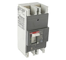 ABB  A2A200TW-2   2 pole, 200 amps rated at 240V AC and 250V DC, fixed trip point molded case circuit breaker, with a thermal magnetic trip device and 10kA at 240V AC and 10kA at 250V DC interrupt current rating
