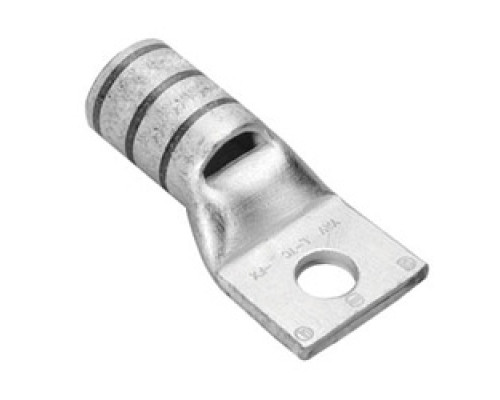 BURNDY  YAV8CL3  603606                 Copper Compression Lug, Heavy Duty, Ring Tongue, 1 Hole with Inspection Window, AN 8 Flex, 3/8