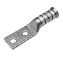 BURNDY  YAV282TC38FXB  000797                 Copper Compression Lug, 2 Hole without Inspection Window, 4/0 Flex, 3/8