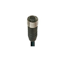 LUMBERG AUTOMATION  600001988  RKT 8-627/2M   M12 CORDSET, SINGLE-ENDED 8POLES, FEMALE STRAIGHT PVC, BLACK, 2M