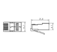 HARTING  09120009957  9120009957   Han Brid Accessories: RJ45 plug as spare part Stewart